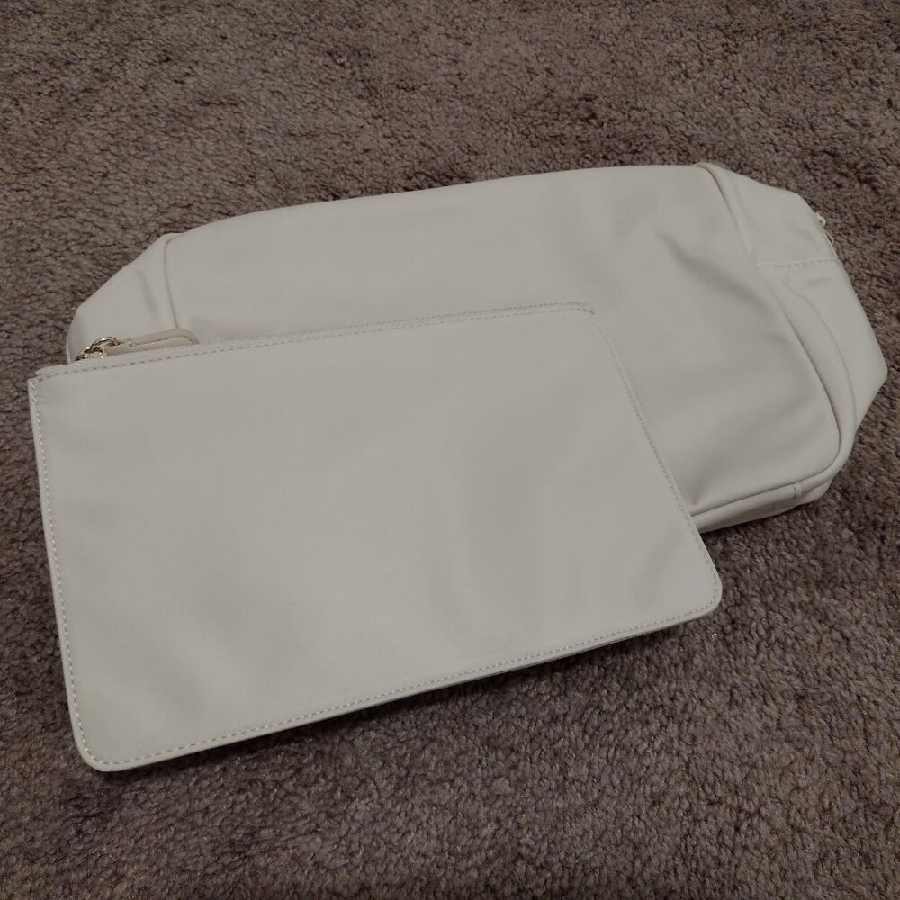 Stoney Clover Lane utility large pouch in funnel cake beige